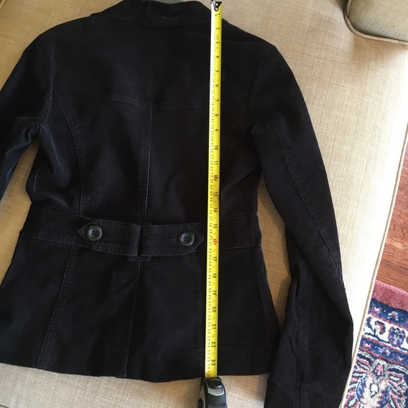 H&M black, corduroy blazer size 6 - Picture 2 of 5